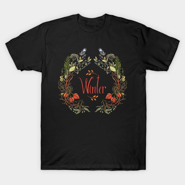 Winter T-Shirt by Mako Design 